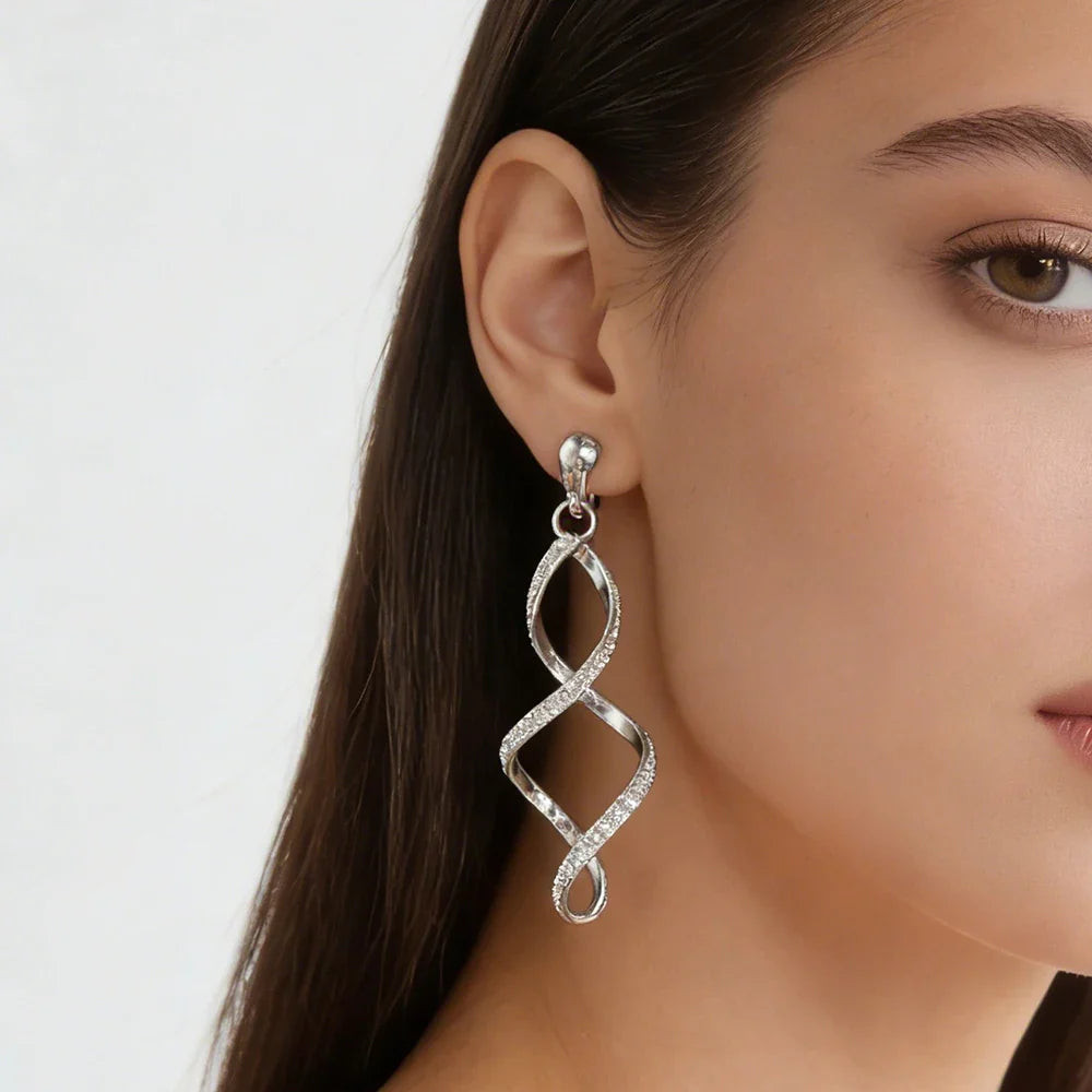Brinco Auralis Ear Cuff Ondara | Diseño Geométrico Esculpido